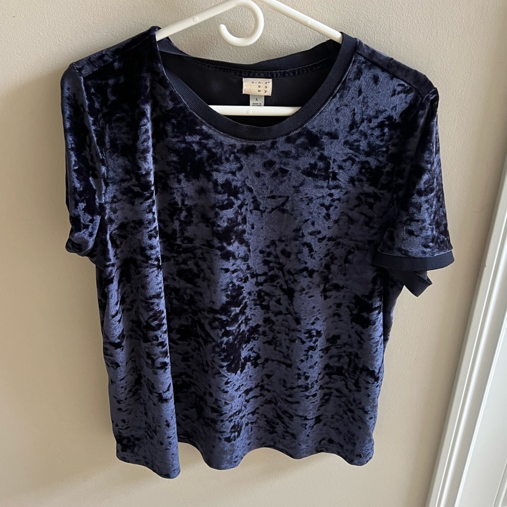 VELVET TSHIRT L